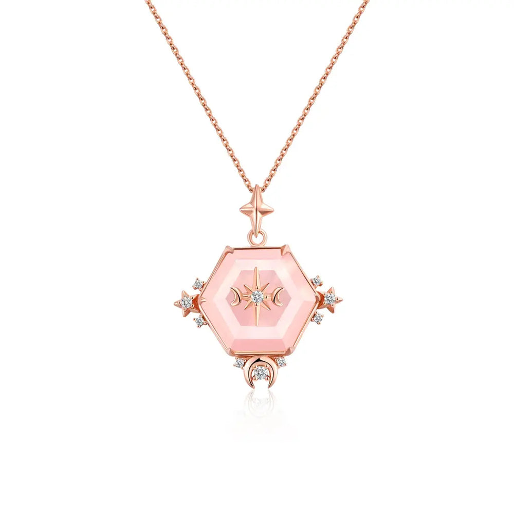 Aphrodite Rose Quartz Pendant - Pendants - 2