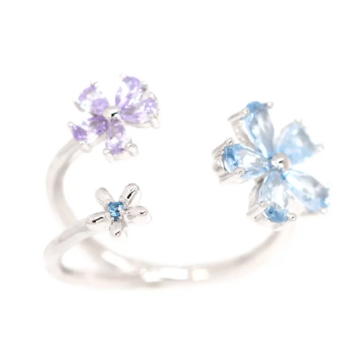 Blossom Blue Ring - Rings - 1