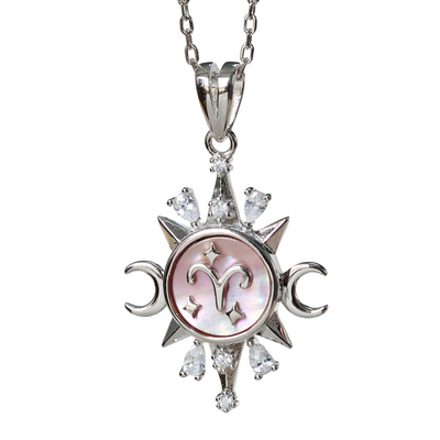 Celestial Horoscope Pendant - Aries - Necklaces - 2