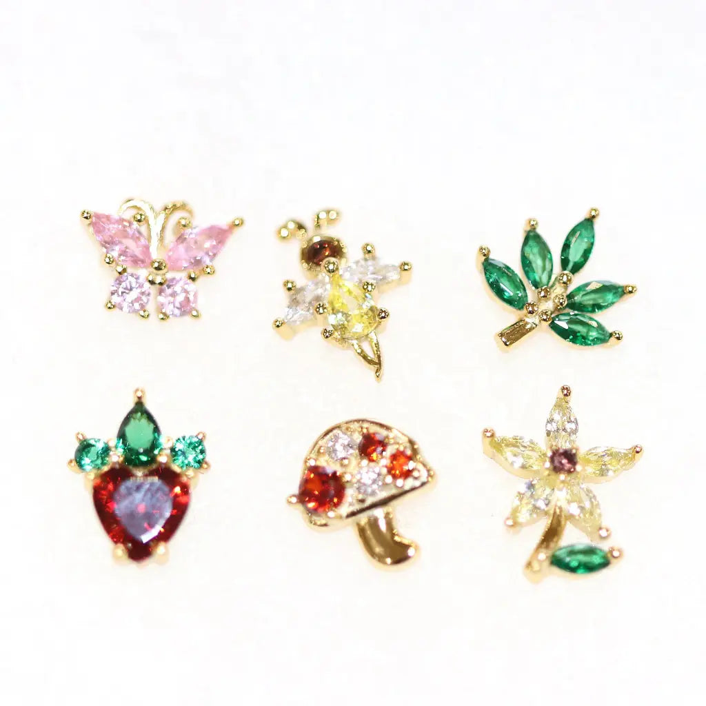 Cottage Charm Studs - Earrings - 1