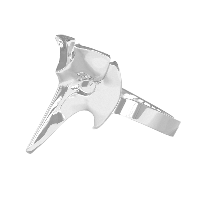 Crow Mask Ring