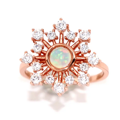 Ella Opal Burst Ring - Rings - 1