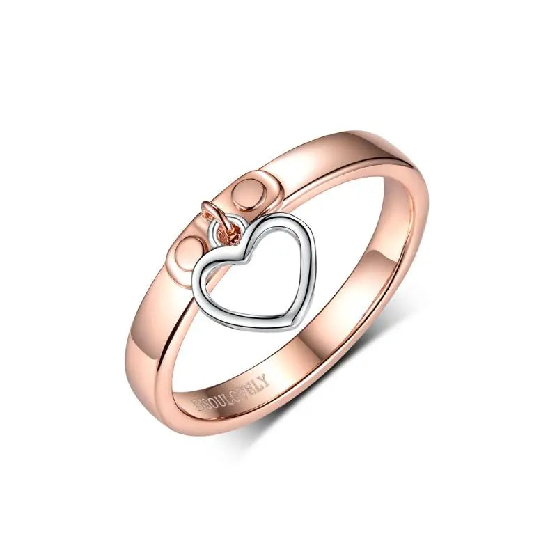 I’m Yours Heart Collar Ring - Stainless steel - Rings - 1