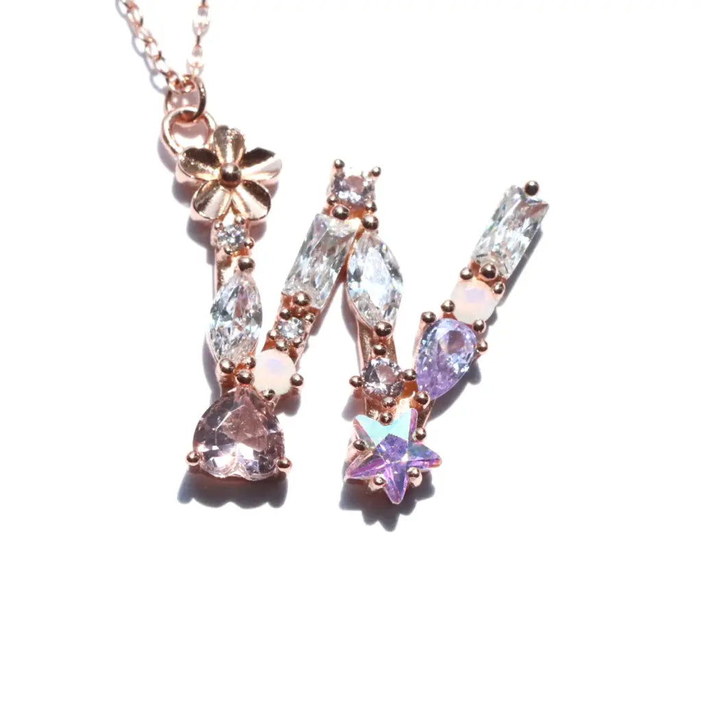 Initial - W - Necklaces - 3