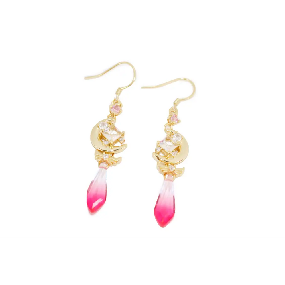 Leia Crystal Drop Earrings - Earrings - 2