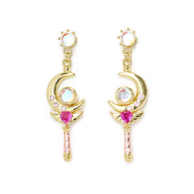 Moon Crystal Earrings