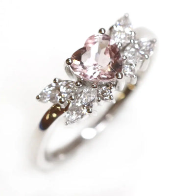 Princess Serenity 18KT Ring with Moissanite - Rings - 3