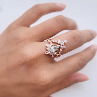 Victoria Ring Set - Mint - Rings - 6